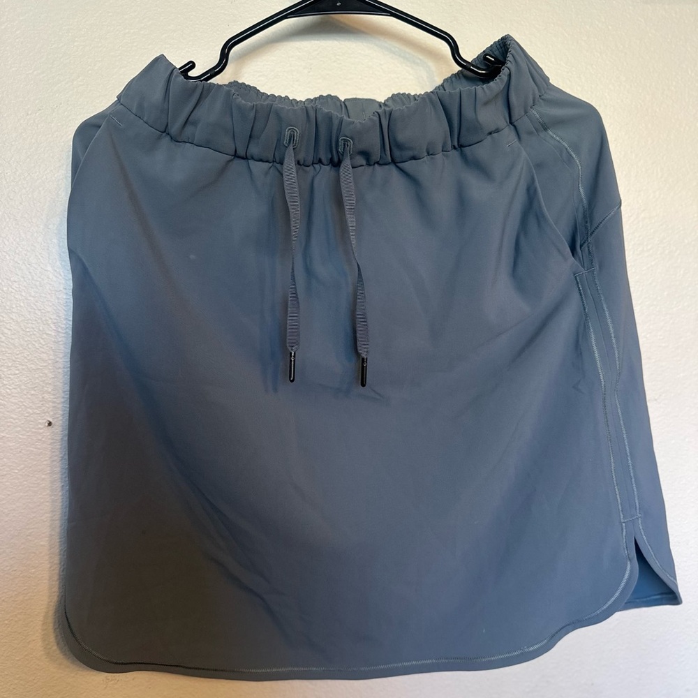 lululemon athletica Dusty Blue Elastic Waist Skort